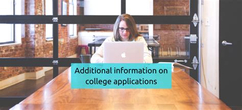 Additional Information On College Applications Jlv College Counseling