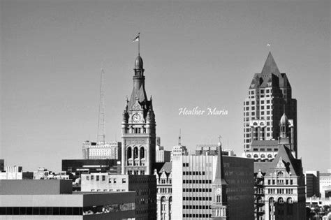 Historic Downtown Milwaukee Wi Cityscapes 2 Different 4x6 Fine Art