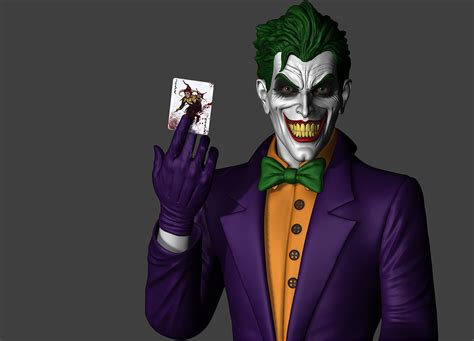 The Joker Comic Version Wip — Polycount