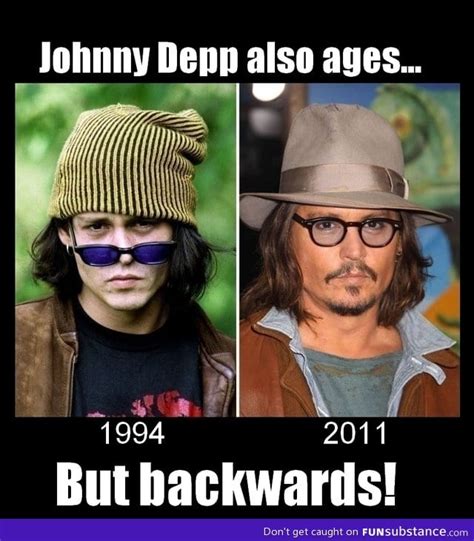 Johnny Depp Seems To Age Backwards Funsubstance