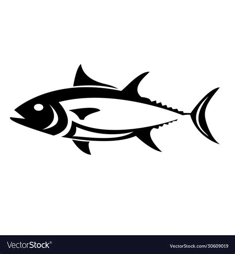 Creative Tuna Fish Logo Royalty Free Vector Image