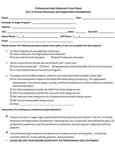 Career Goal Statement 7 Examples Format Pdf Tips