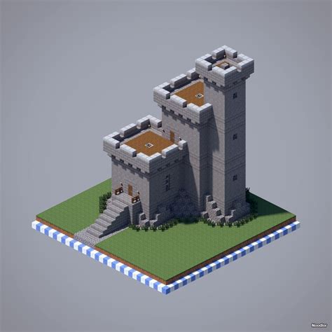 This will provide an easy reference for you to use while you're building, and will help ensure that everything lines up properly. Fortified House | Minecraft | Minecraft Haus, Minecraft ...