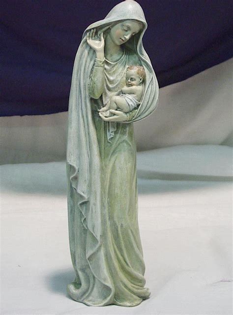 Mother Mary And Baby Jesus Statue ♥♥♥ Religions Mother Mary Mother
