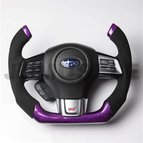 Jdmuscle Custom Carbon Fiber Steering Wheel For 2015 Wrxsti Jdmuscle