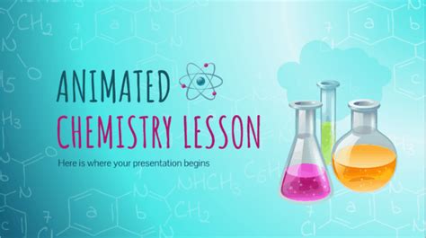 Lección De Química Con Animaciones Powerpoint