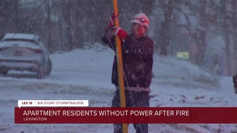 Apartment Residents Without Power After Fire