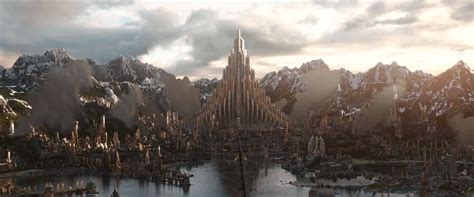 Artstation Asgard Buildings Thor Ragnarok Pierre Debras Life