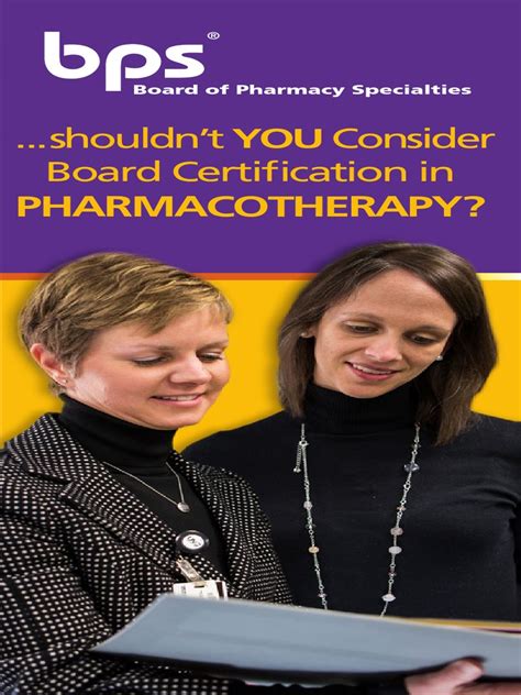 Bps Pharmacotherapy Bro Ef1 Pdf Professional Certification Pharmacy