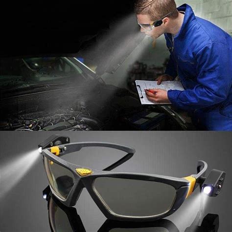 electrika™ led light vision safety glasses latest 👓 get yours now