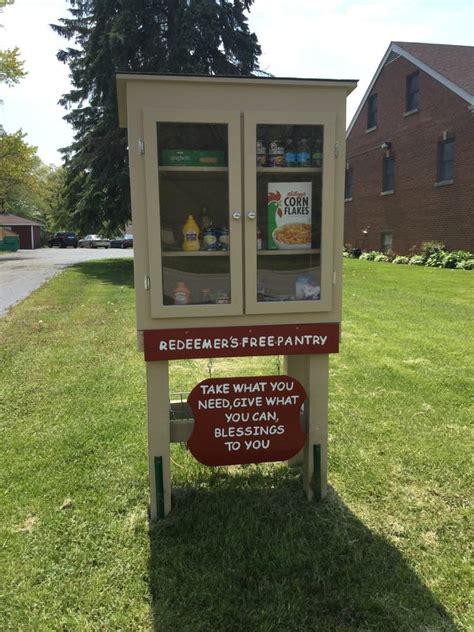 Free Pantryblessing Box Available At Redeemers Lutheran Church Oak