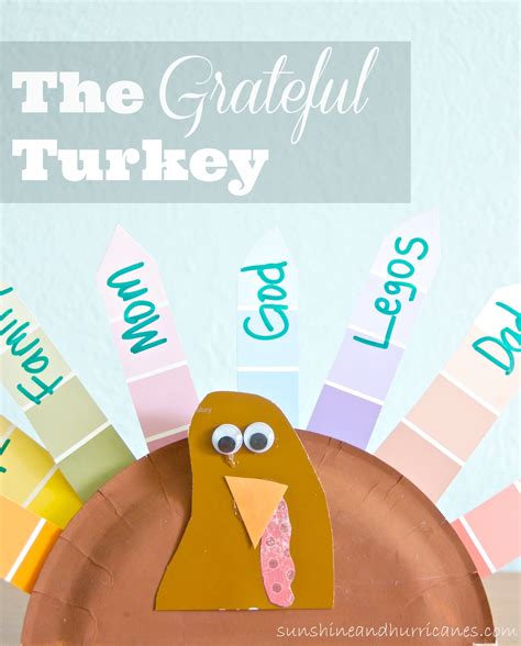 The Grateful Turkey Thanksgiving Gratitude Craft