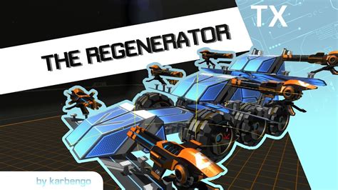 Robocraft Megabot Showcase The Regenerator Youtube