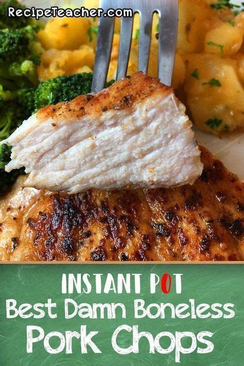 You can make these amazing boneless pork chops in the instant pot. Pin on Insta Pot Meals