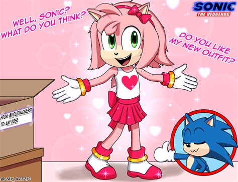 Sonic Movie Amys New Clothes By Jame5rheneaz On Deviantart