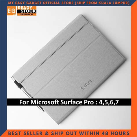Microsoft Surface Pro 7 7654 Pu Leather Folding Full Protective Case
