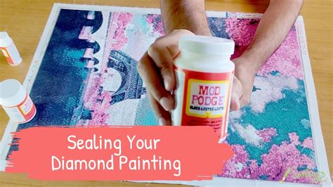 Sealing Your Diamond Painting The Easiest And Cheapest Way Under