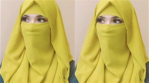 Hijab Style With Niqab Full Coverage Hijab Style 2021 Hijab With Niqab Tutorial Niqab