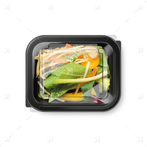 Download Fresh Salad Takeaway & Smart Label PSD mockup | Salad ...