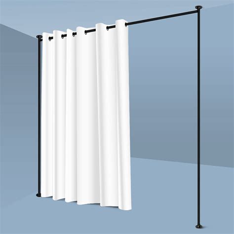 Buy Roomdividersnow Zenfinit Curtain Divider Stand Freestanding