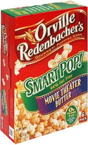 Orville Redenbachers Movie Theater Butter Gourmet Popping Corn 6 Ea