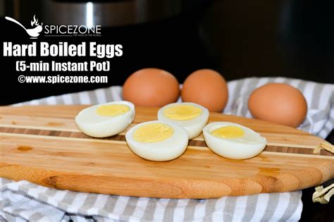 hard boiled eggs how to boil eggs in 5 minutes using instant pot spice zone