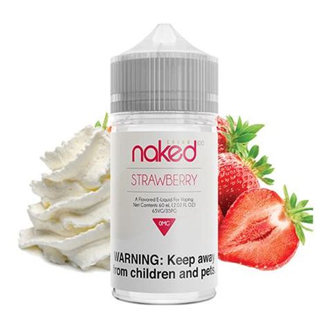 strawberry cream by naked 100 60 ml