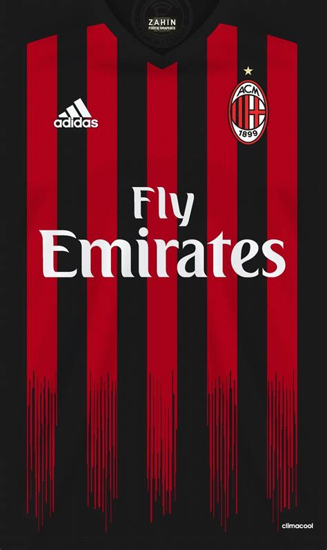 Ac Milan 16 17 Kit Home Soccerkits Camisas De Futebol Uniformes