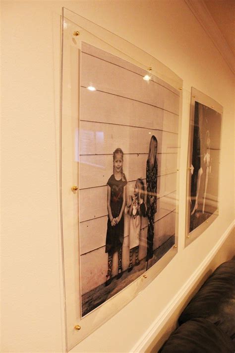 DIY Faux Acrylic Photo Frames