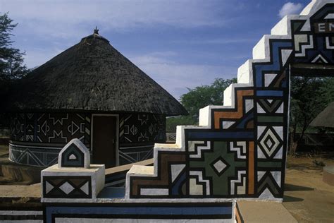Ndebele House Painting South Africa 2000南非恩德貝勒人彩繪居屋10 Flickr