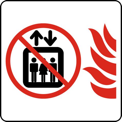 Do Not Use Elevator In Case Of Fire Sign Save 10 Instantly