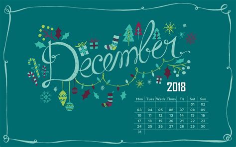 2018 Wallpaper Calendar 72 Images
