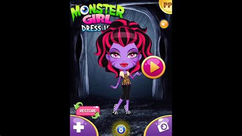 Monster Girl Dress Up 2 Makeover Dressup Gameplay Youtube