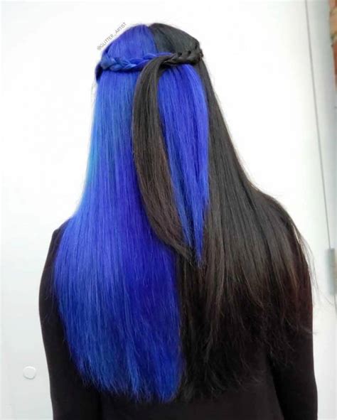 23 Brilliant Split Hair Color Ideas Thatll Make You Dye Your Hair