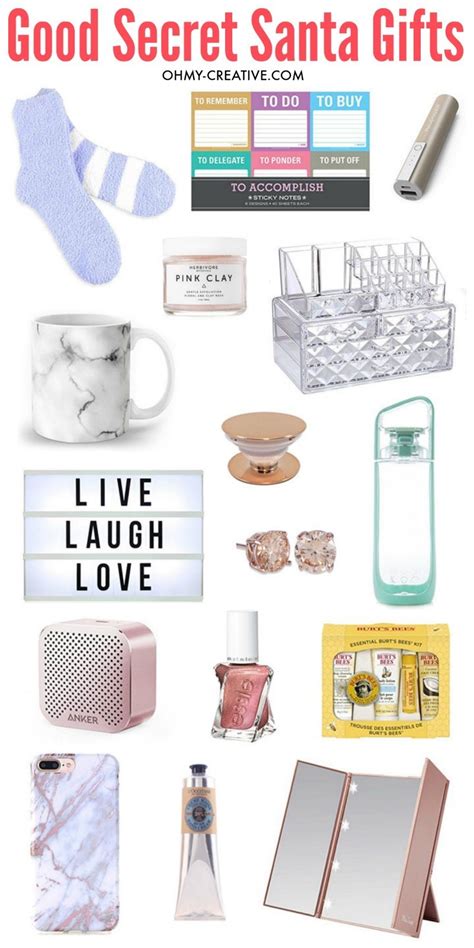 Best best gifts of 2021 in 2021 curated by gift experts. Really Good Secret Santa Gifts - Oh My Creative