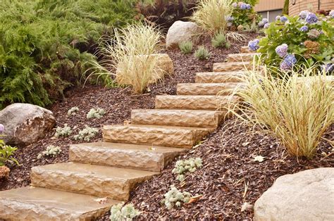 Rosetta Walls Landscape Steps Hardscape Rock Garden Design