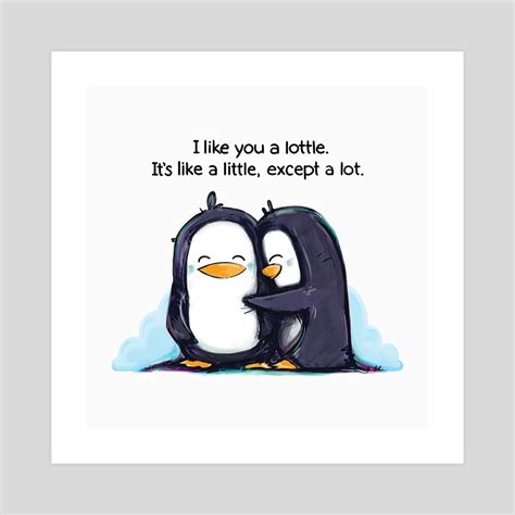 It is found on the coastlines of southern australia and new zealand, with possible records from chile. I Love You A Lottle Penguins, an art print by Katrina ...