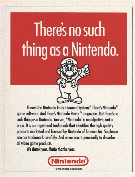 Theres No Such Thing As A Nintendo Poster From 1990 Nintendo