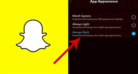 How To Get Dark Mode On Snapchat Without App With Appearance In