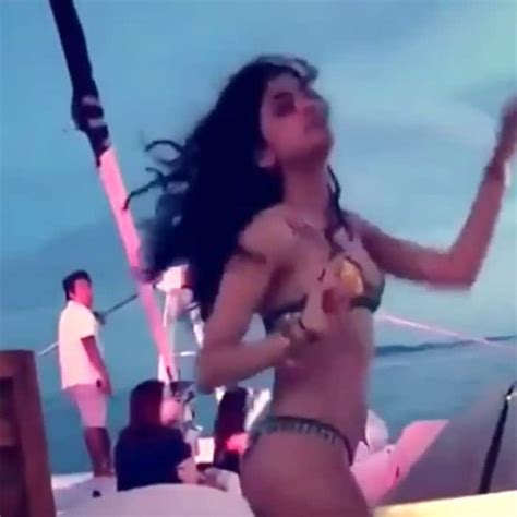 Navya Naveli Spotted Dancing In A Bikini During Her Vacation