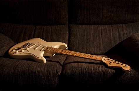 Wallpaper Fender Stratocaster Olympicwhite Guitar