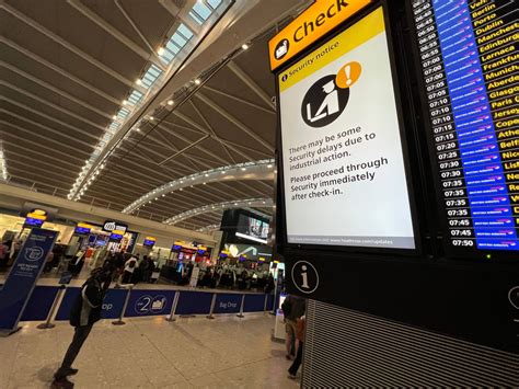 Heathrow Airport Summer Security Strikes Called Off Travel Today Tips