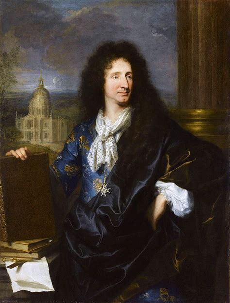 Hyacinthe Rigaud 1659 1743 The Architect Jules Hardouin Mansart