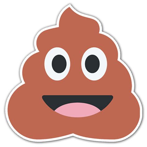 Pile Of Poo Emoji Sticker💩 Stick N Peel Graphics