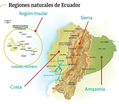 Cuales Son Las Regiones Naturales Del Ecuador Conoce Las Y El Mapa Images