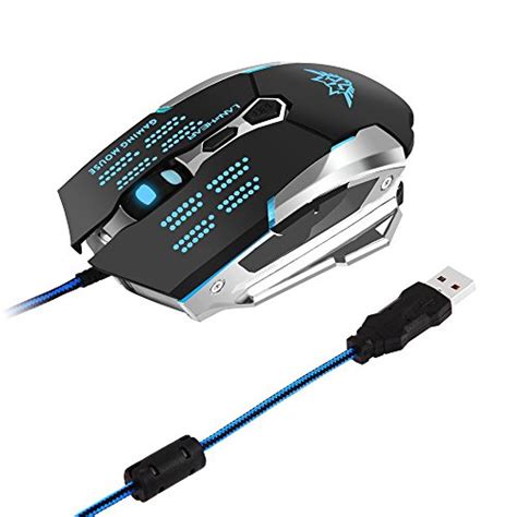 buy alitoo gaming mouse ergonomic optical usb wired programmable laser computer game mice 3200