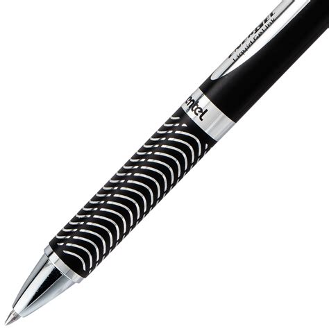 Pentel Energel Alloy Retractable Premium Liquid Gel Pen Metal Body