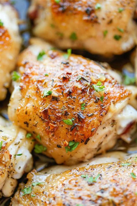 Chicken thighs baked with rice makes an easy and delicious meal when you are busy or need something in a hurry. how long to bake boneless chicken thighs at 375