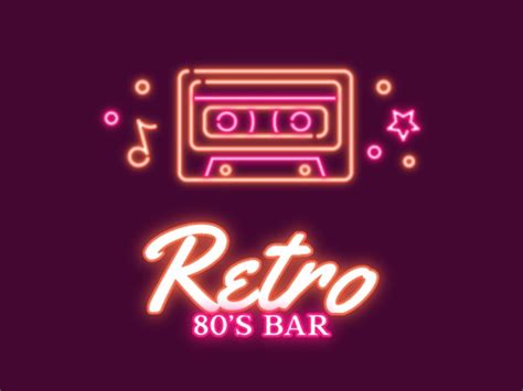 80s Retro Logo Maker Free Design 80s Retro Vintage Style Logo By