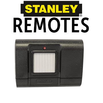 Stanley stopped making garage door openers and gate operators in 1997. Stanley Garage Door Transmitters and Remotes